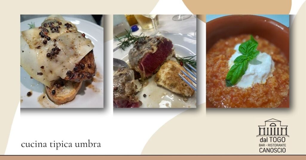 Ristorante con cucina tipica umbra a Città di Castello dal Ristorante dal Togo