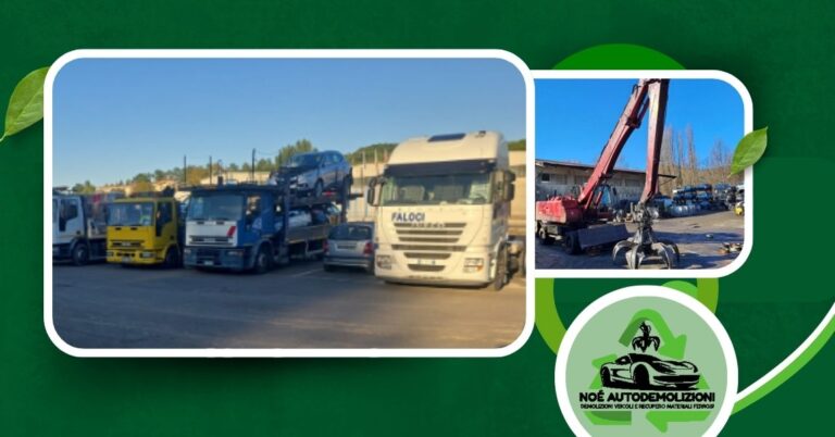 Recupero materiali ferrosi aziendali a Città di Castello da Noe Autodemolizioni srl
