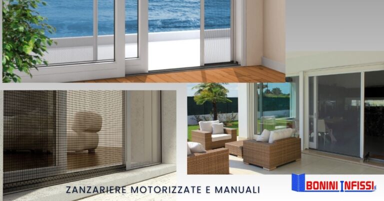Vendita e installazione di zanzariere motorizzate e manuali a Perugia da Bonini Infissi srl
