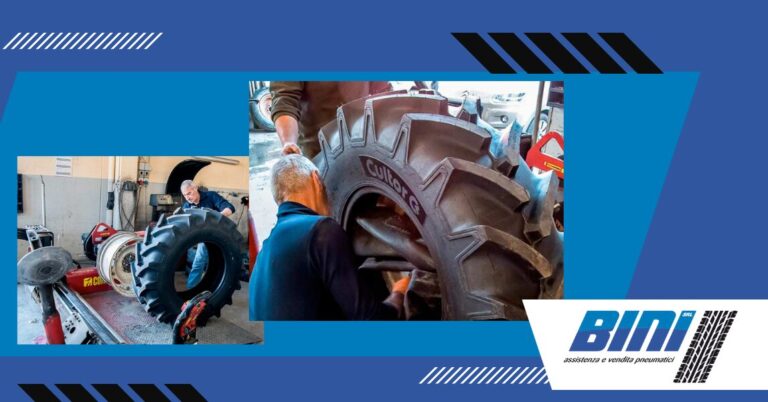 Montaggio gomme per mezzi agricoli a Città di Castello da Bini Gomme
