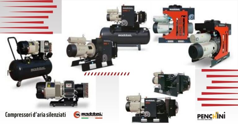 Vendita compressori d'aria silenziati Mattei a Perugia da Penchini Macchine Industriali