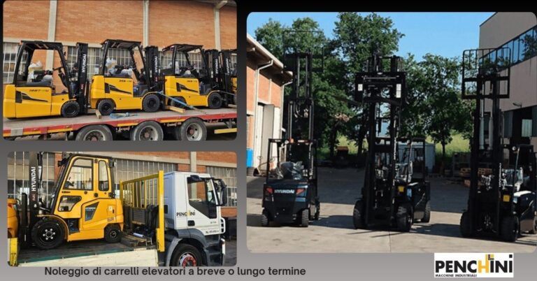 Noleggio di carrelli elevatori a breve o lungo termine a Perugia da Penchini Macchine Industriali