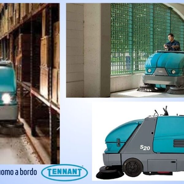 Vendita spazzatrice compatta uomo a bordo Tennant a Perugia da Penchini Macchine Industriali