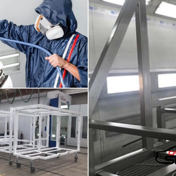 Servizio di verniciatura industriale antiruggine per acciaio inox in provincia di Perugia