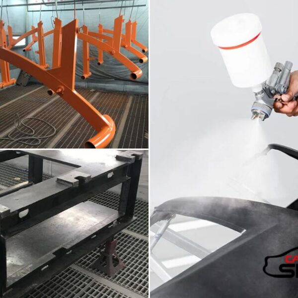 Servizio di verniciatura industriale per metalli in acciaio inox Perugia da Carrozzeria Supercar
