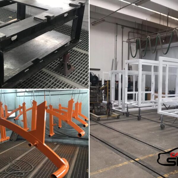 Servizio di verniciatura industriale con vernici liquide a Perugia da Carrozzeria Supercar