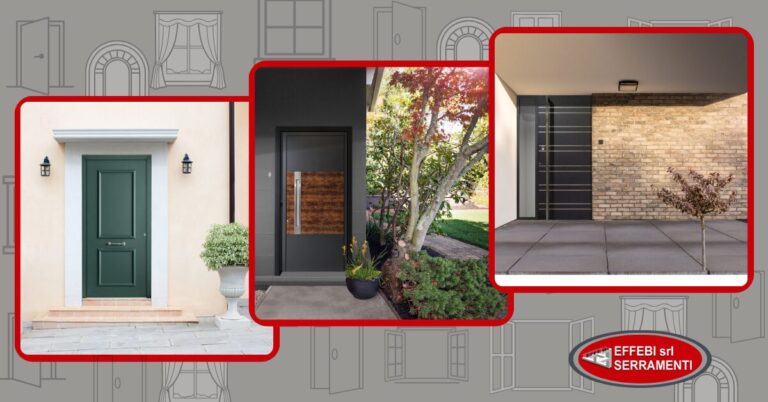 Produzione e vendita portoni blindati a Foligno da Effebi Serramenti srl