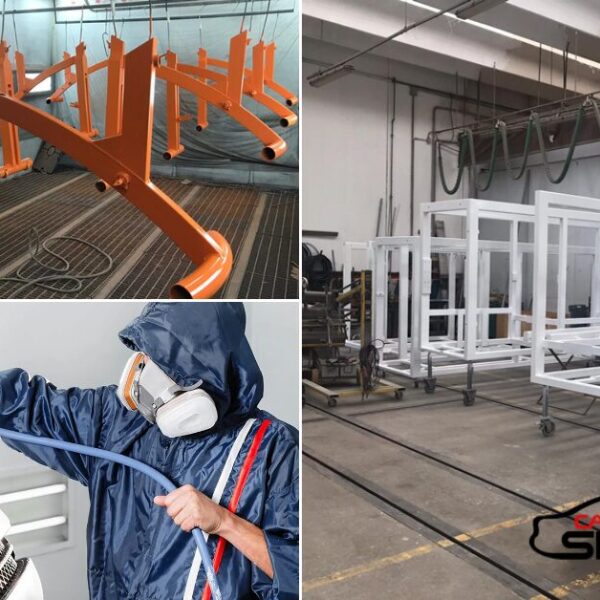 Servizio di verniciatura industriale dell'acciaio a Perugia da Carrozzeria Supercar