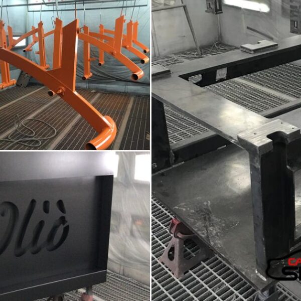 Verniciatura industriale per il settore della carpenteria metallica pesante a Perugia da Carrozzeria Supercar