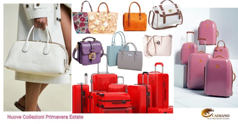 Nuove collezioni Primavera Estate di Borse e Valigeria a Perugia da Il Caimano