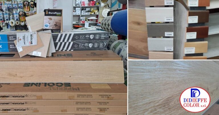 Vendita laminati per pavimenti a Sangiustino da Didieffe Color