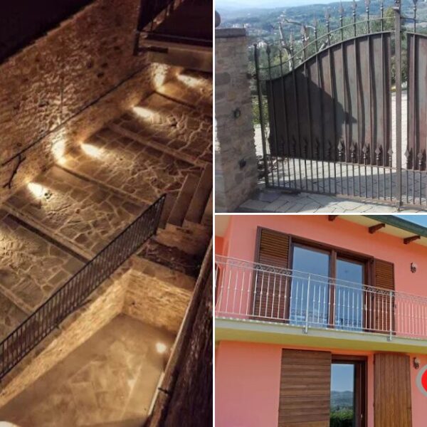 Produzione e vendita di ringhiere e cancelli a Sangiustino da FOR.METAL