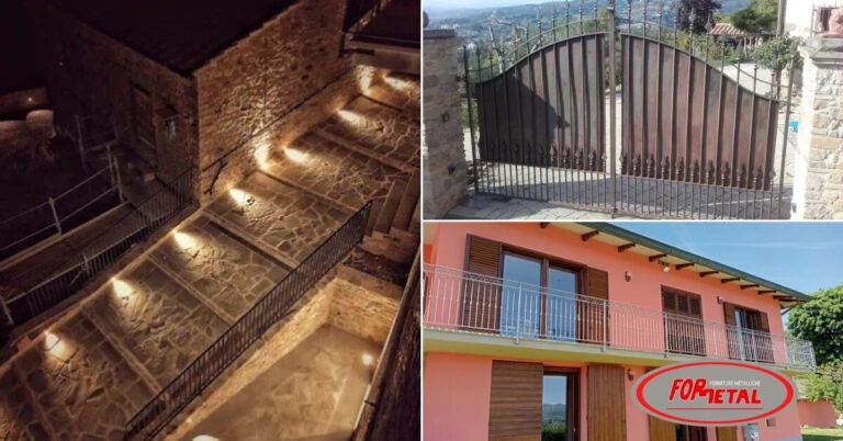 Produzione e vendita di ringhiere e cancelli a Sangiustino da FOR.METAL