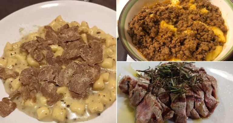 Ristorante specialità tartufo a Sangiustino presso la Trattoria Volpelli